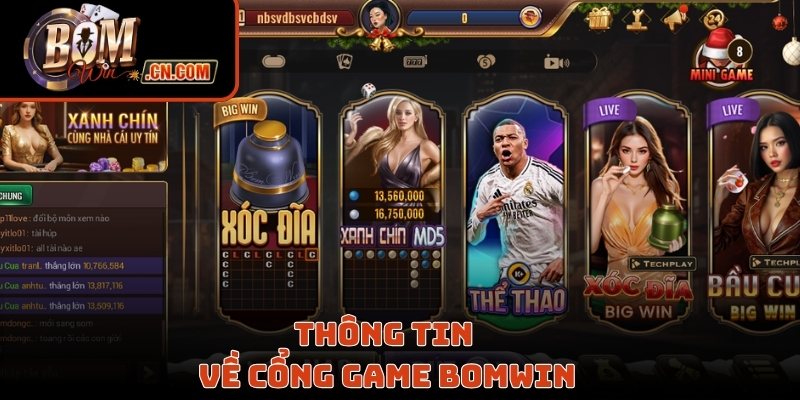 Thông tin về cổng game Bomwin 