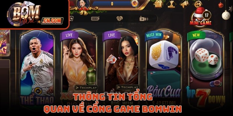 Thông tin tổng quan về công game Bomwin 